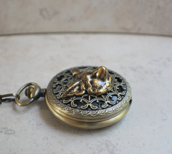 Fox Battery Pocket Watch