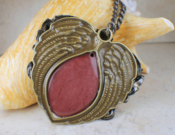 Mookaite Jasper Heart Pendant