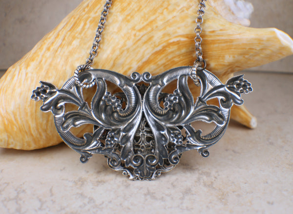 Gothic Red Crystal Necklace
