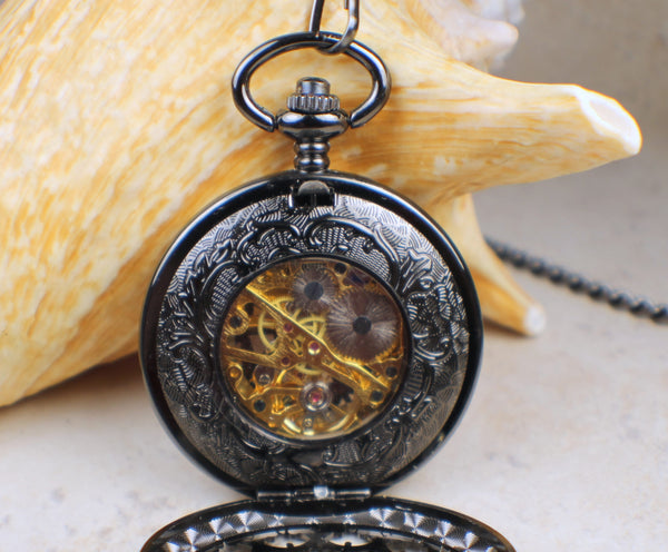 Black Dragon Pocket Watch