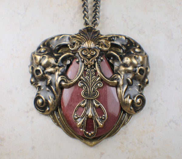 Mookaite Jasper Heart Pendant