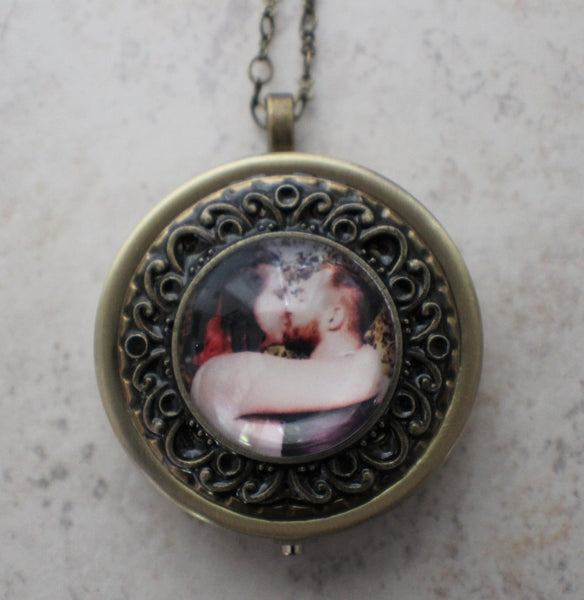 Personalized Round Music Box Locket