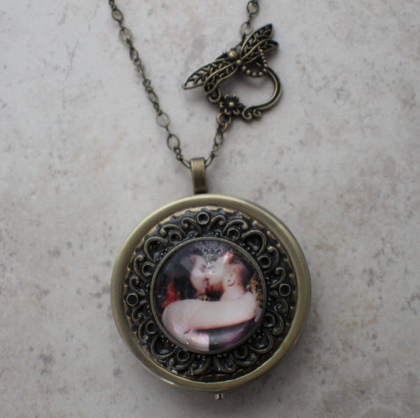 Personalized Round Music Box Locket