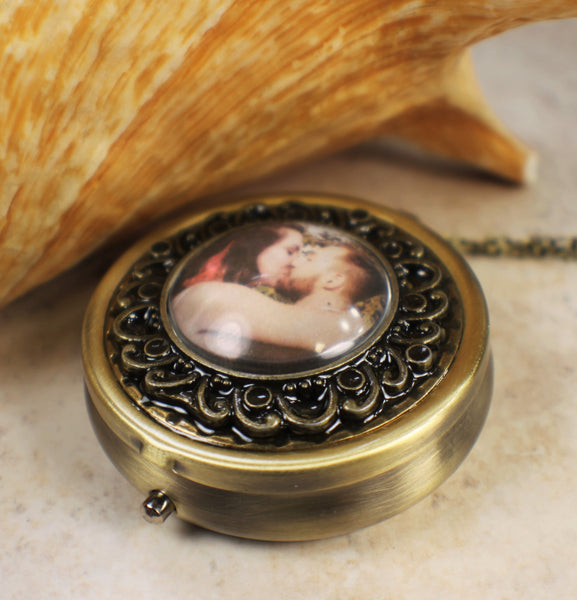 Personalized Round Music Box Locket