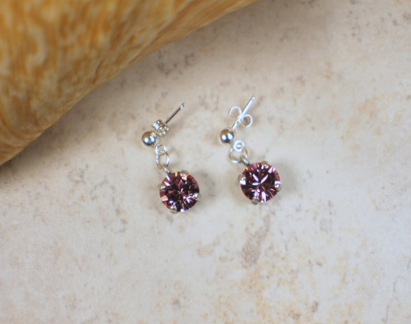 Rose Swarovski Crystal Jewelry Set