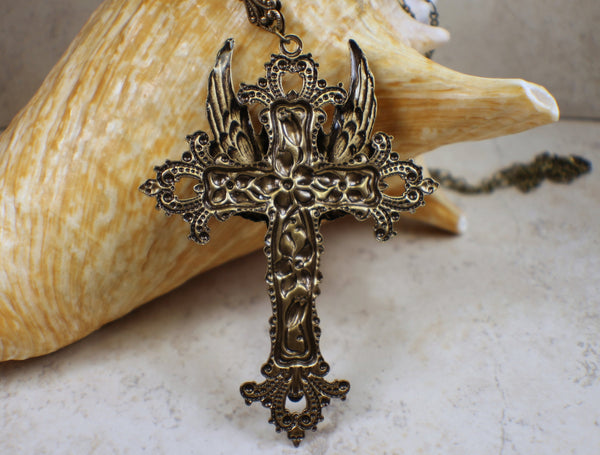 Bronze Angel Cross