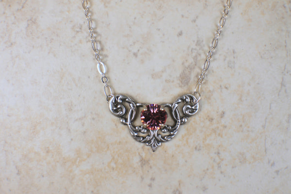 Rose Swarovski Crystal Jewelry Set