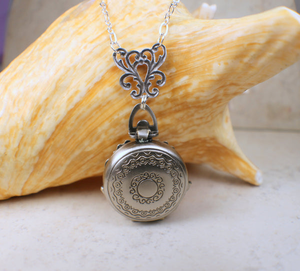 Rose Crystal Multi Photo Locket