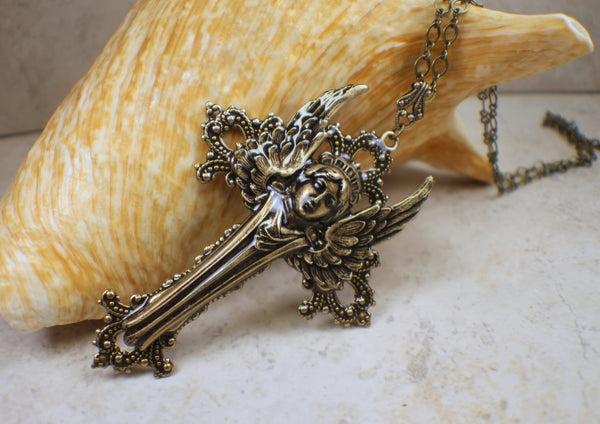 Bronze Angel Cross