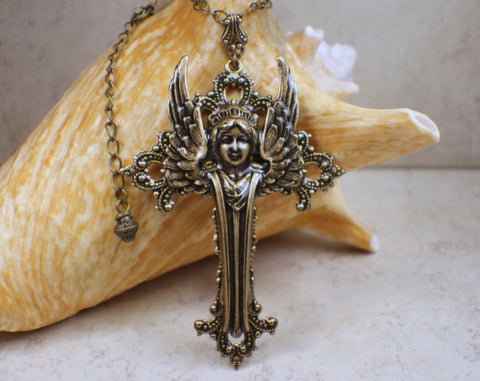Bronze Angel Cross