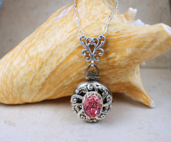 Rose Crystal Multi Photo Locket