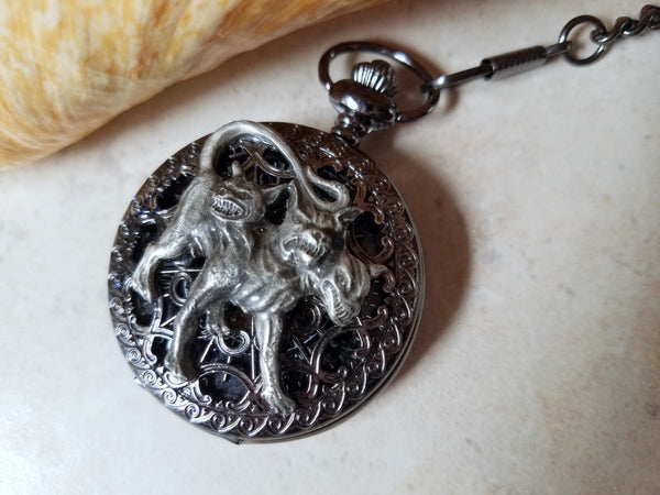 Cerberus Pocket Watch