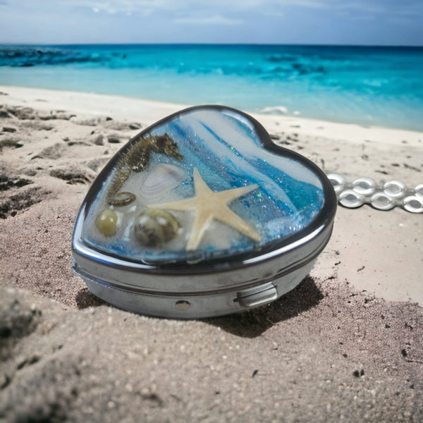 Beach Theme Music Box Locket