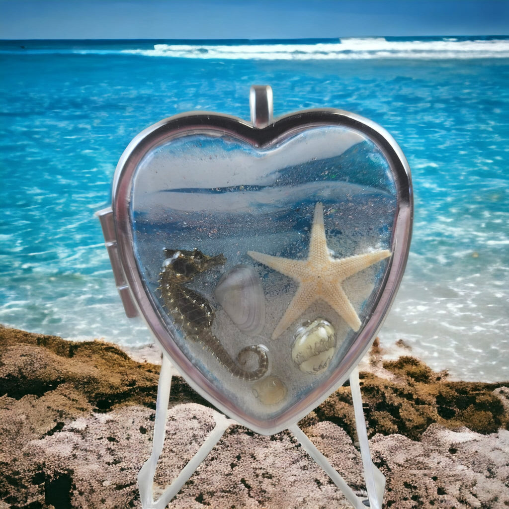 Beach Theme Music Box Locket