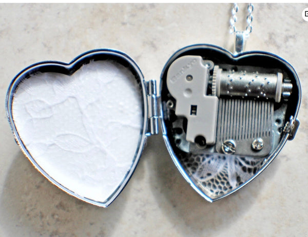Beach Theme Music Box Locket