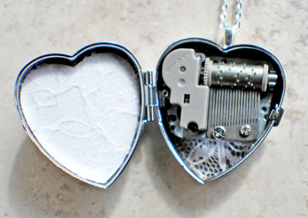 Amethyst Quartz Music Box Locket - Char's Favorite Things - 5
