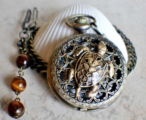 Turtle Pocket Watch - Char's Favorite Things - 3