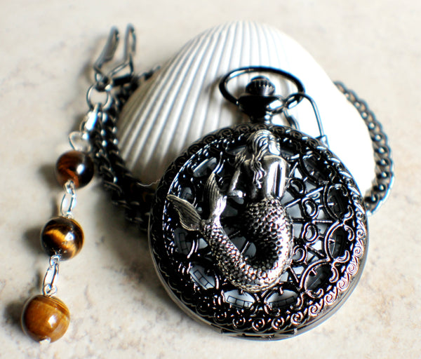 Mermaid battery operated pocket watch. - Char's Favorite Things - 3