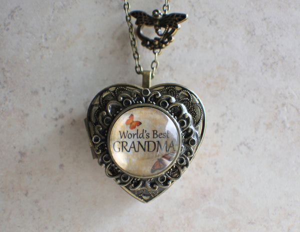 Music box locket for Grandma