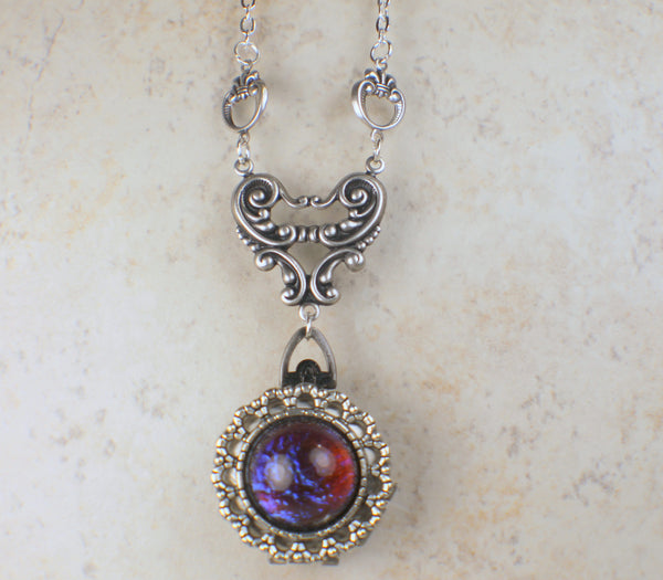 Mexican Fire Opal Four Photo Locket in Silver – Char's Favorite Things