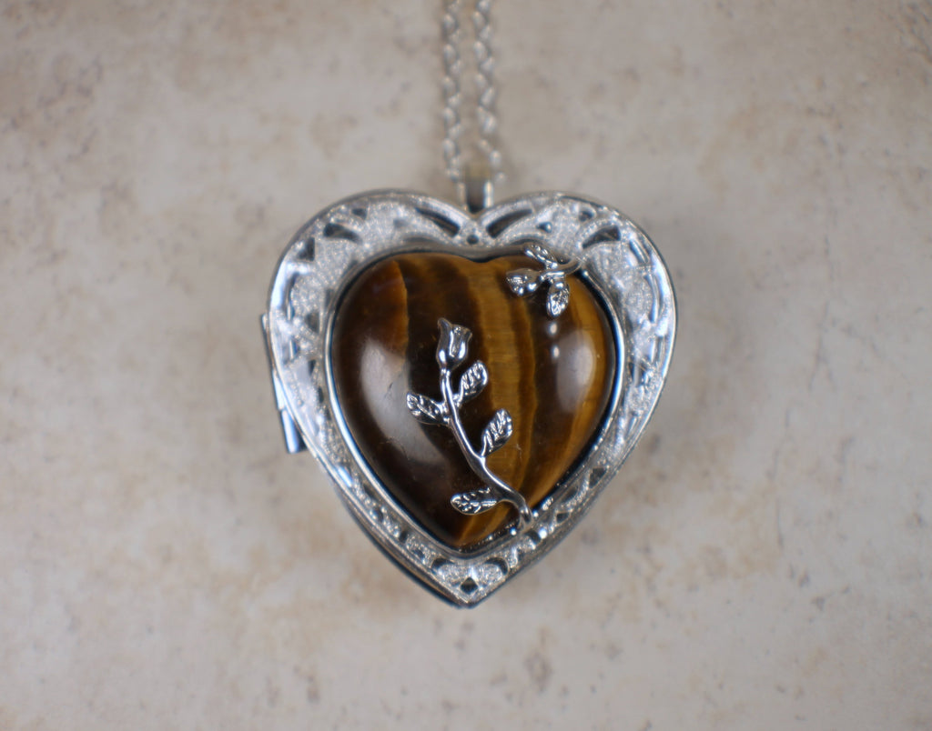 Tiger eye locket Clearance