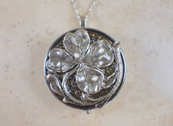 Shamrock Music Box Locket