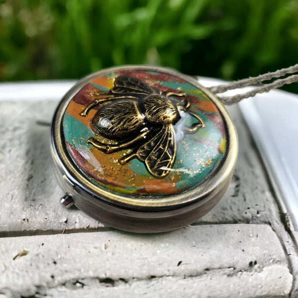 Bumblebee Music Box Locket