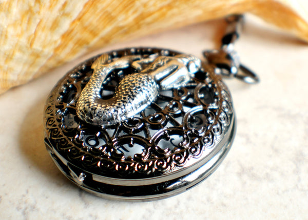 Mermaid battery operated pocket watch. - Char's Favorite Things - 2
